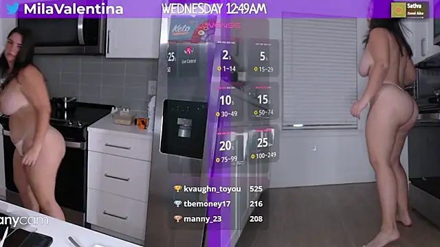 Snapshot of MilaValentina chatting on 5, 3, 2025 MilaValentina online show from 5, 3, 2025