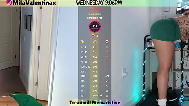 Snapshot of MilaValentina chatting on 11, 9, 2025 MilaValentina online show from 11, 9, 2025