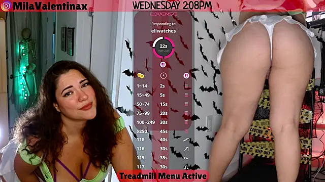 Snapshot of MilaValentina chatting on 29, 10, 2025 MilaValentina online show from 29, 10, 2025