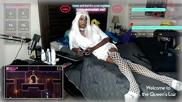 QueenofWhiteIce online show from 13, 9, 2025