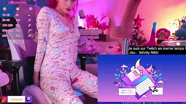 Snapshot of Indriya2x0 chatting on 13, 2, 2025 Indriya2x0 online show from 13, 2, 2025