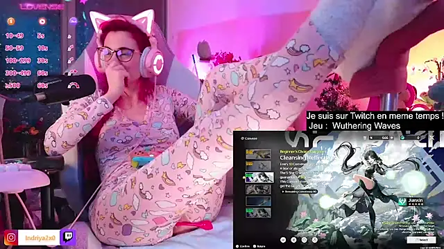 Snapshot of Indriya2x0 chatting on 13, 2, 2025 Indriya2x0 online show from 13, 2, 2025