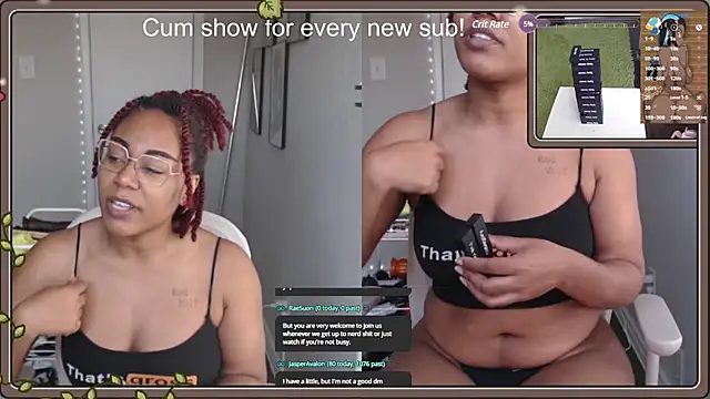 Snapshot of Cheybaaee chatting on 1, 2, 2025 Cheybaaee online show from 1, 2, 2025