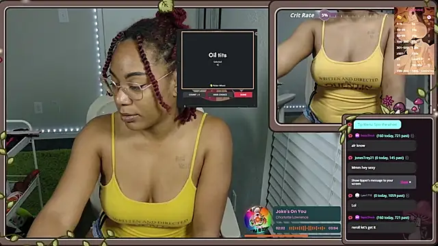 Snapshot of Cheybaaee chatting on 1, 10, 2025 Cheybaaee online show from 1, 10, 2025