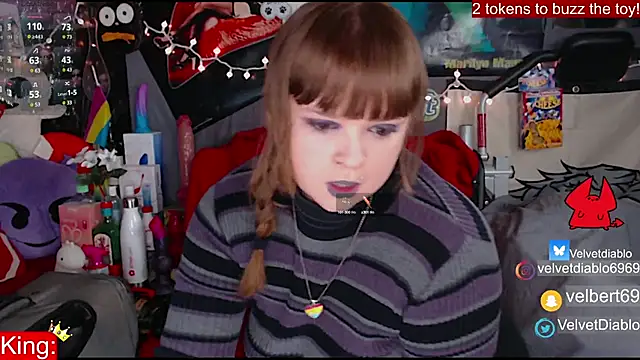 VelvetDiablo online show from 23, 1, 2025