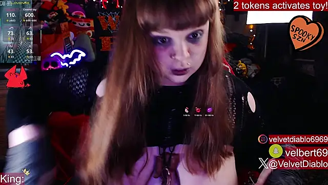 VelvetDiablo online show from 8, 10, 2025