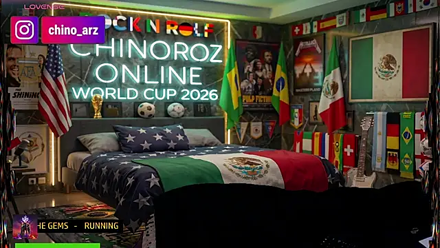 chino roz online show from 3, 7, 2026