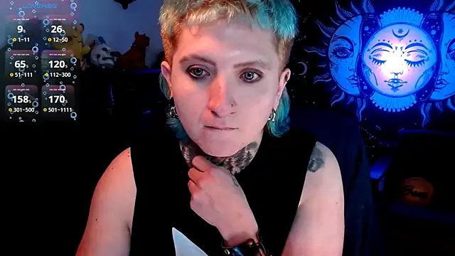 Marieblueeyes online show from 15, 3, 2025