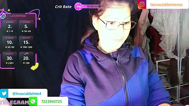 LaInsaciableIntensa online show from 6, 8, 2026