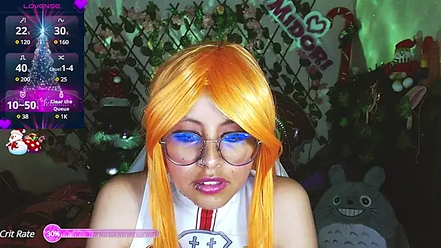 MidoriQuiinn online show from 12, 12, 2024