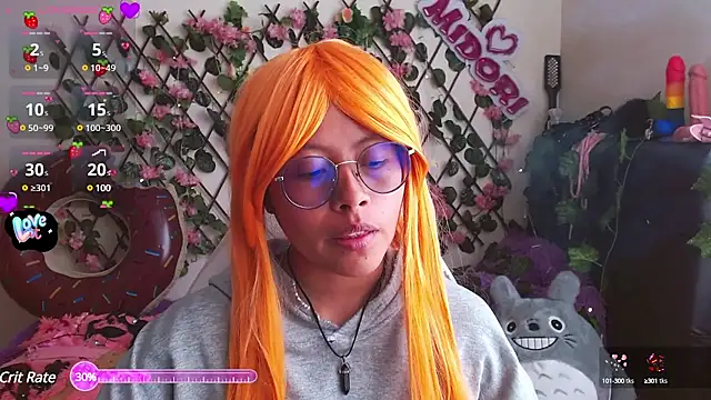 MidoriQuiinn online show from 23, 1, 2025