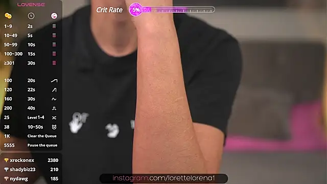 Lorettelorena online show from 26, 1, 2025