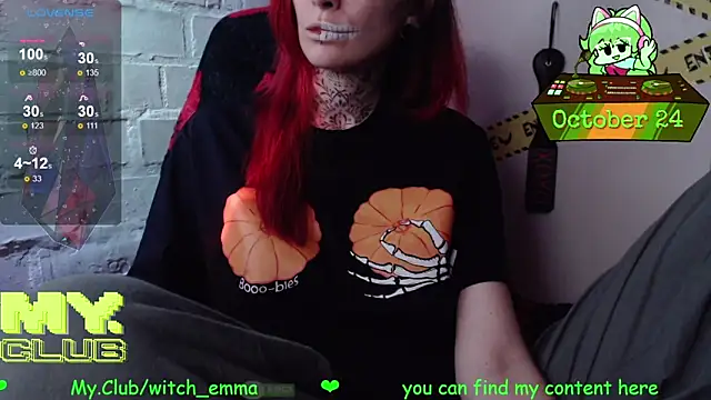 Snapshot of Witch_Emma chatting on 24, 10, 2025 Witch Emma online show from 24, 10, 2025