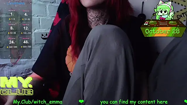 Snapshot of Witch_Emma chatting on 28, 10, 2025 Witch Emma online show from 28, 10, 2025