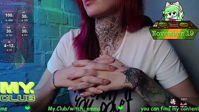 Snapshot of Witch_Emma chatting on 19, 11, 2025 Witch Emma online show from 19, 11, 2025