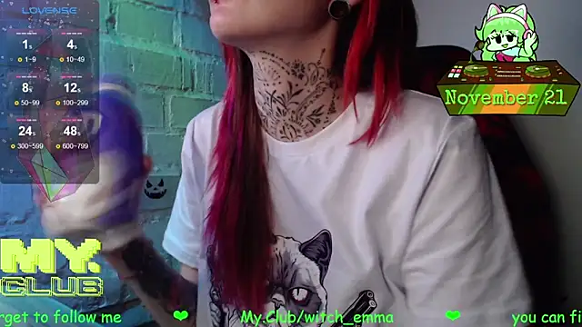 Snapshot of Witch_Emma chatting on 21, 11, 2025 Witch Emma online show from 21, 11, 2025
