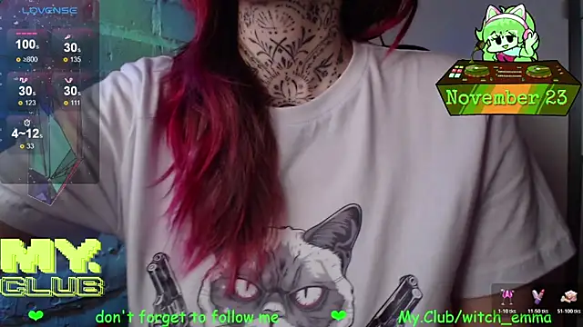 Snapshot of Witch_Emma chatting on 23, 11, 2025 Witch Emma online show from 23, 11, 2025