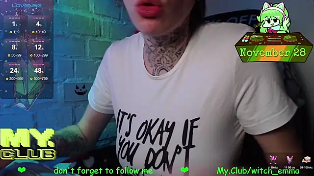 Snapshot of Witch_Emma chatting on 28, 11, 2025 Witch Emma online show from 28, 11, 2025