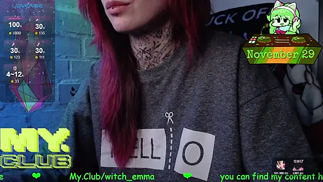 Snapshot of Witch_Emma chatting on 29, 11, 2025 Witch Emma online show from 29, 11, 2025