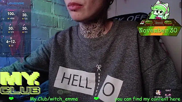 Snapshot of Witch_Emma chatting on 30, 11, 2025 Witch Emma online show from 30, 11, 2025