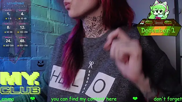 Snapshot of Witch_Emma chatting on 1, 12, 2025 Witch Emma online show from 1, 12, 2025