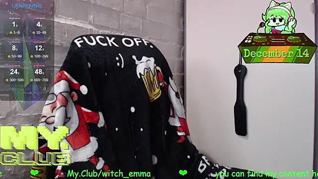 Snapshot of Witch_Emma chatting on 14, 12, 2025 Witch Emma online show from 14, 12, 2025