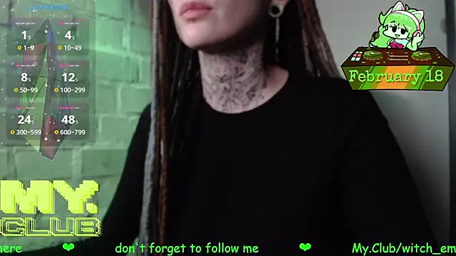 Snapshot of Witch_Emma chatting on 18, 2, 2026 Witch Emma online show from 18, 2, 2026