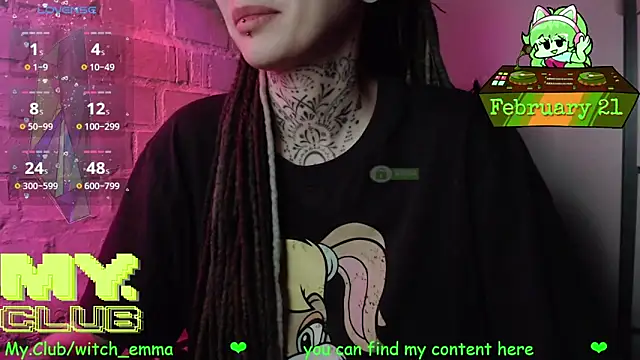 Snapshot of Witch_Emma chatting on 21, 2, 2026 Witch Emma online show from 21, 2, 2026