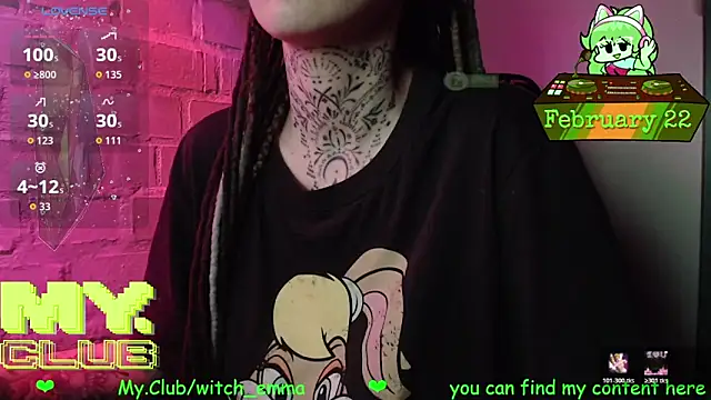 Snapshot of Witch_Emma chatting on 22, 2, 2026 Witch Emma online show from 22, 2, 2026