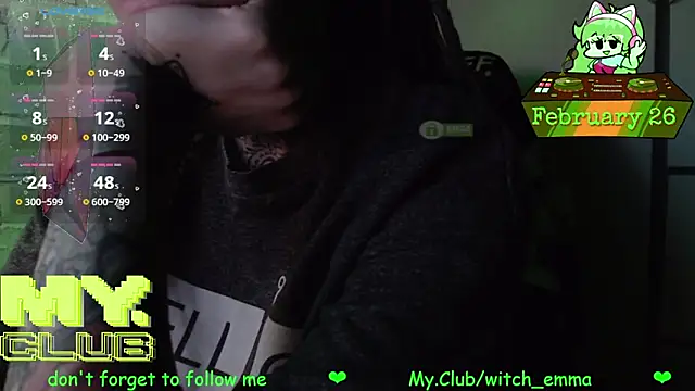 Snapshot of Witch_Emma chatting on 26, 2, 2026 Witch Emma online show from 26, 2, 2026