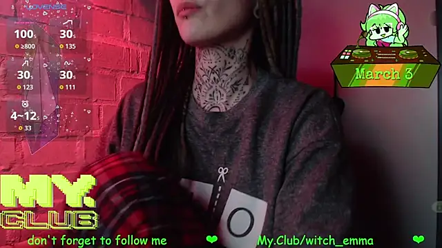 Snapshot of Witch_Emma chatting on 3, 3, 2026 Witch Emma online show from 3, 3, 2026