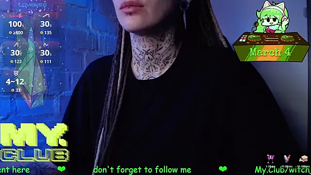 Snapshot of Witch_Emma chatting on 4, 3, 2026 Witch Emma online show from 4, 3, 2026