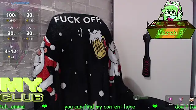 Snapshot of Witch_Emma chatting on 6, 3, 2026 Witch Emma online show from 6, 3, 2026