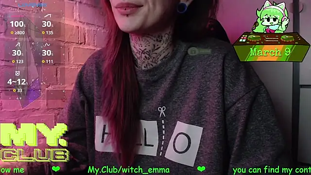 Snapshot of Witch_Emma chatting on 9, 3, 2026 Witch Emma online show from 9, 3, 2026