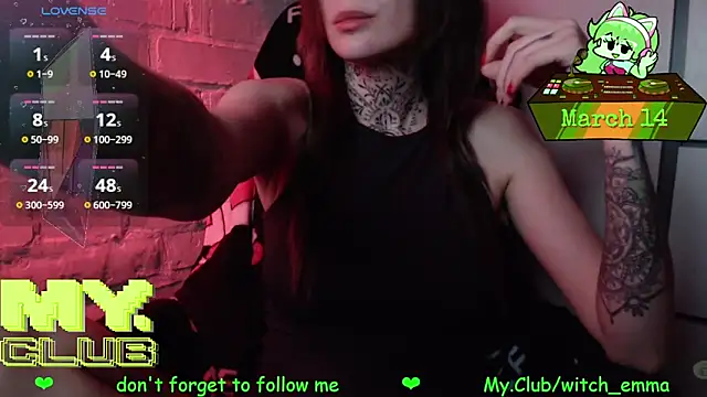 Snapshot of Witch_Emma chatting on 14, 3, 2026 Witch Emma online show from 14, 3, 2026