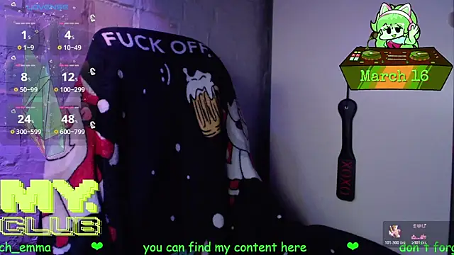 Snapshot of Witch_Emma chatting on 16, 3, 2026 Witch Emma online show from 16, 3, 2026