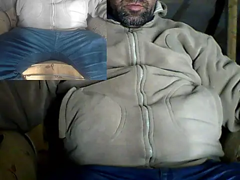 masculine bear daddy online show from 24, 12, 2024