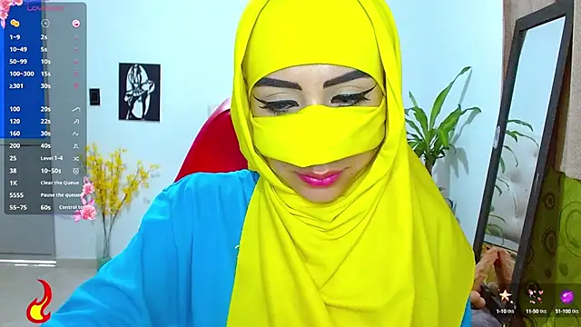 Snapshot of _alabina_ chatting on 10, 1, 2025  alabina  online show from 10, 1, 2025