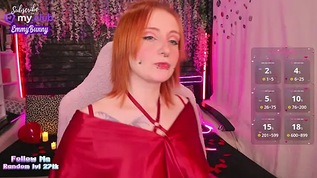 Snapshot of EmmyBunny chatting on 14, 2, 2025 EmmyBunny online show from 14, 2, 2025